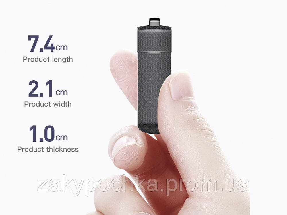 Диктофон флешка Oculta USB OTG + 32 ГБ карта + 32 Гб Чорний (ID ...