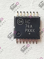 Мікросхема MC74HC74A marking HC74A ON корпус TSSOP 14