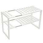 Регульована кухонна полиця, 38-70 см, KITCHEN RACK / Розсувний стелаж для зберігання посуду під раковину, фото 6