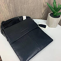 Мужская кожаная сумка планшетка в стиле Tommy Hilfiger натуральная кожа высокое качество