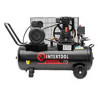 Компрессор 50 л, 1.8 кВт, 220 В, 10 атм, 250 л/мин. INTERTOOL PT-0011