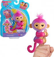 Интерактивная игрушка обезьянка Чарли New Fingerlings 2023 Interactive Baby Monkey Charli (фиолетовый) WowWee