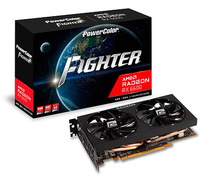 Відеокарта PowerColor Radeon RX 6600 Fighter (AXRX 6600 8GBD6-3DH)