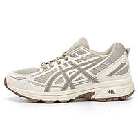 Мужские / женские кроссовки Asics Gel Venture 6 Beige, кожаные кроссовки асикс гель вентуре 6