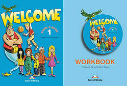 WELCOME 1 Student's Book with e-book&Workbook Пiдручник з е-бук + Робочий зошит