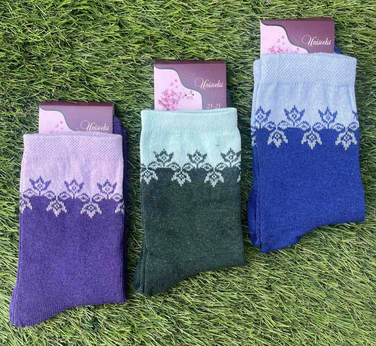 Шкарпетки жіночі лайкра "Unisocks" розмір 36-41 (від 12 пар)