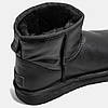 Зимові Черевики UGG Mini Black Leather / УГГ Міні Лезер Чорні, фото 7
