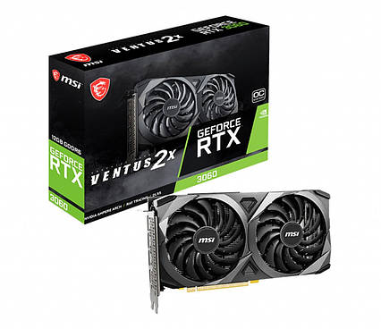 Відеокарта MSI GeForce RTX 3060 Ventus 2X 12G OC