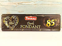 Шоколад черный без сахара и глютена 85% какао Torras Dark Fondant 300г (Испания)