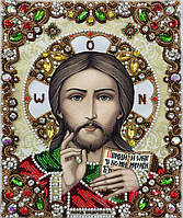 ЖК-4006 Господь Вседержитель з перлинами та камінням, набір для вишивки ікони