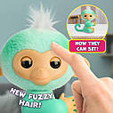 Інтерактивна іграшка мавпочка Ава New Fingerlings 2023 Interactive Baby Monkey Ava (бірюзовий) WowWee, фото 5