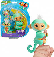 Интерактивная игрушка обезьянка Ава New Fingerlings 2023 Interactive Baby Monkey Ava (бирюзовый) WowWee