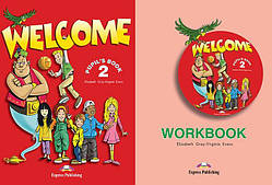 WELCOME 2 Student's Book&Workbook Пiдручник та Робочий зошит