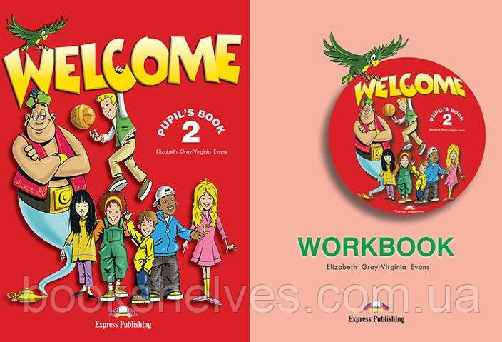 WELCOME 2 Student's Book&Workbook Пiдручник та Робочий зошит