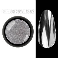 Дзеркальне втирка для нігтів Designer Professional Mirror Powder № 02