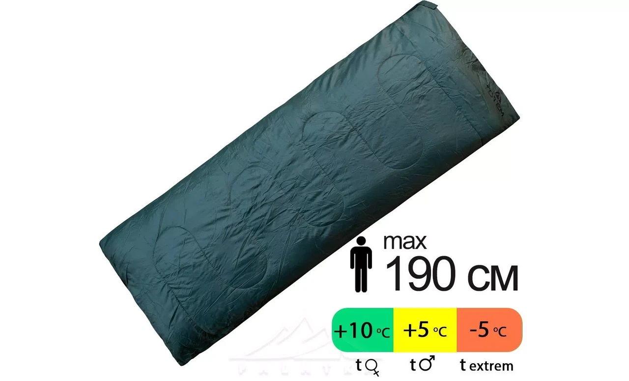 Спальник ковдру Totem Ember L (UTTS-003.12) 150гр/м2 +10 літній спальник