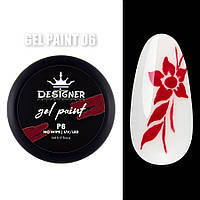 Гель краска DESIGNER Gel Paint 5мл. P6