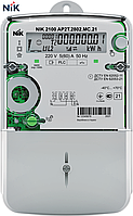 Электросчетчик NIK2100 AP6T.2200.MC.11 220В (5-80)А, 4тарифа, RS485, защита от магн. и радиополей