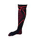 Компресійні шкарпетки гетри професійні Angle Show 41-43 чорно-червоний, фото 2