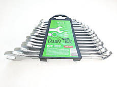 Набір ключів ріжково-накидних 15 шт. 6-22мм Alloid NK-115B