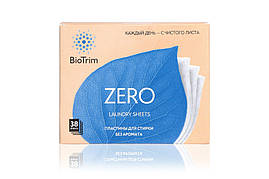 Пластини для прання BioTrim ZERO без аромату 38 шт.