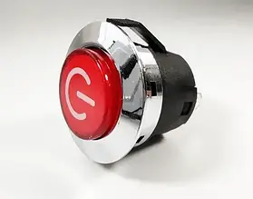 Кнопка включення (старт/стоп) дитячого електротранспорту 28мм