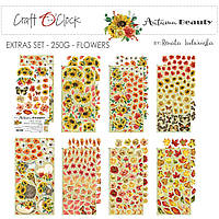 AUTUMN BEAUTY квіти - НАБІР АКСЕСУАРІВ  craft o'clock - 1\2 набору