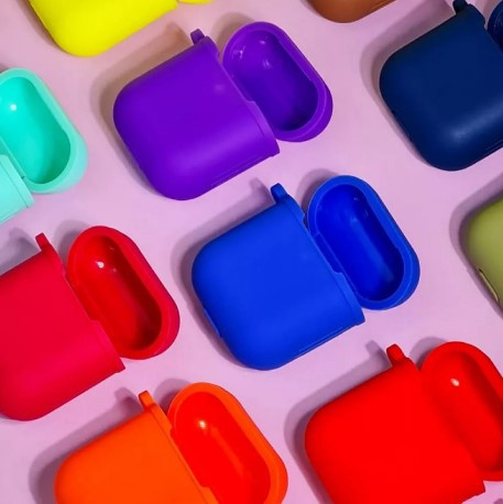Чохол накладка Silicon Case для AirPods 1/2 Blue
