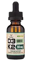 Double Wood Vitamin D3 + K2 / Вітамін Д3 К2 рідкий на МСТ олії 30 мл