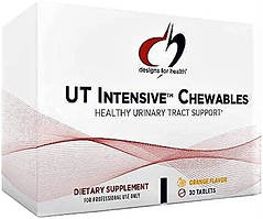 Designs for Health UT Intensive / Підтримка здоров'я сечовивідних шляхів 30 жувальних таблеток