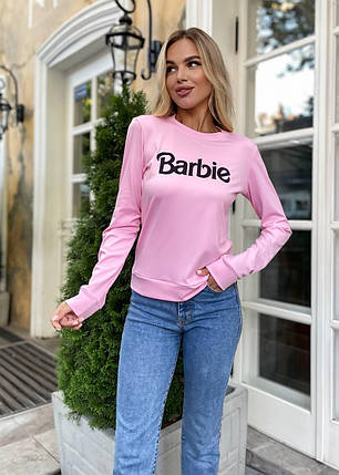 Актуальний жіночий світшот принт Barbie Ssv2054, фото 1