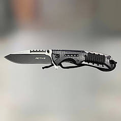 Ніж Active Roper Black, нержавіюча сталь, складаний ніж для військових*