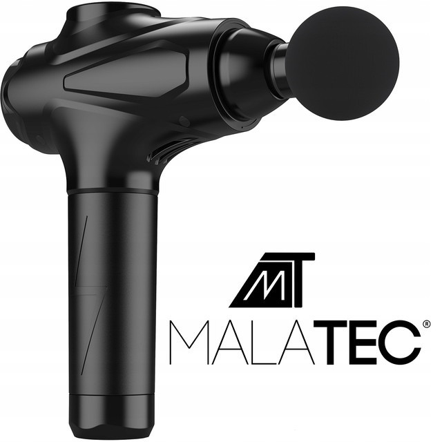 Перкусійний ручний масажер для тіла Malatec, Масажер пістолет, Масажер для тіла, Перкусійний пістолет