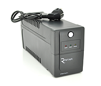 ИБП Ritar RTP800 (480W) Proxima-L, LED, AVR, 2st, 2xSCHUKO socket, 1x12V9Ah, plastik Case ( 370*145* 225 ) 5,6