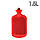 Грілка гумова Червона 1.5Л грілка для рук багаторазова, грілка-подушка водяна для обігріву, фото 5