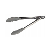 Щипці кухонні 25 см сірі просиліконені H-1464771