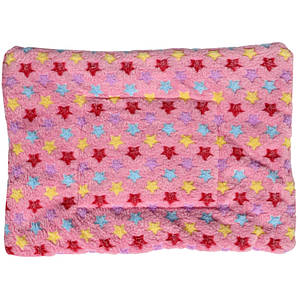 Лежак для домашньої тварини для котів і собак Taotaopets 573301 Pink Stars S (50*35 см)