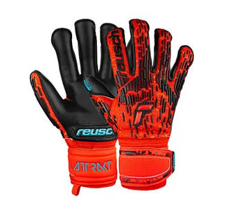 Воротарські рукавиці Reusch Attrakt Freegel Silver 5370135-3333, Жовтогарячий, Розмір (EU) — 9