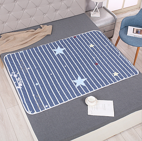 Багаторазова непромокаюча пелюшка стьобана 120*80 см (90014)