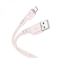 Кабель USB Hoco X97 Crystal color Silicone Lightning Цвет Розовый от магазина style & step