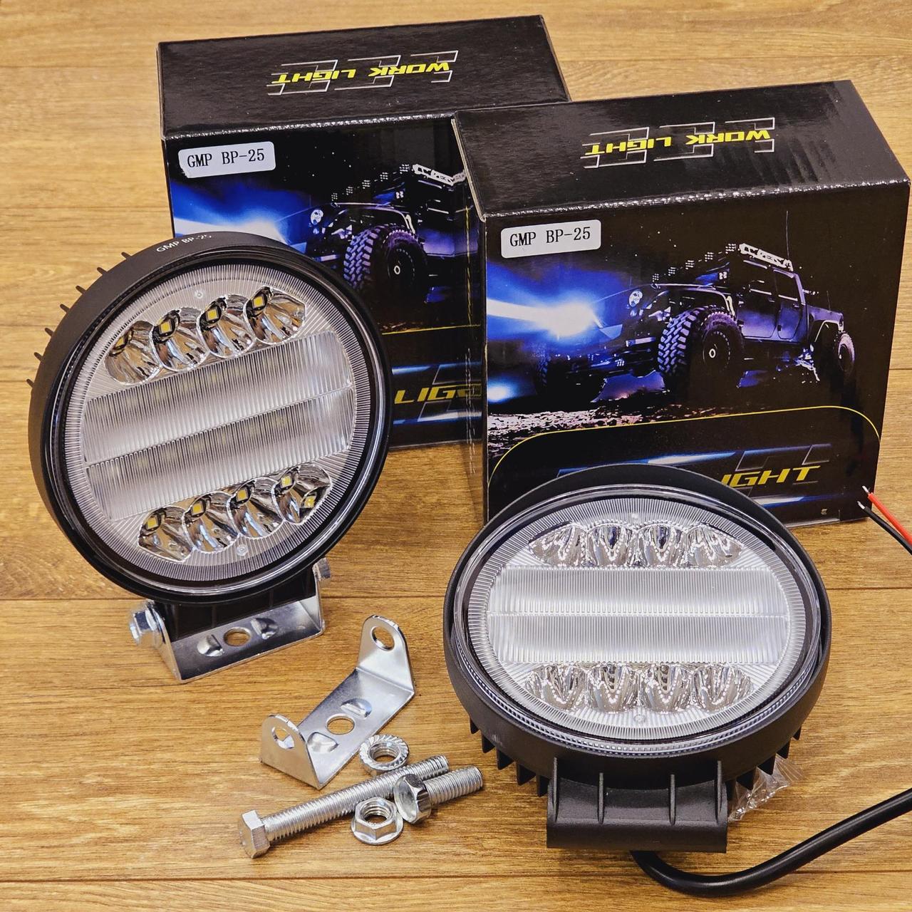 Фара лід 27 Ват 25мм КВАДРАТНА, фото 1