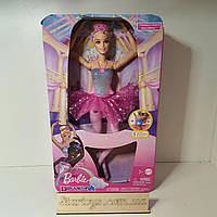 Шарнирная светящаяся Барби балерина дримтопия Barbie Dreamtopia Doll, Twinkle Lights Posable Ballerina HLC25