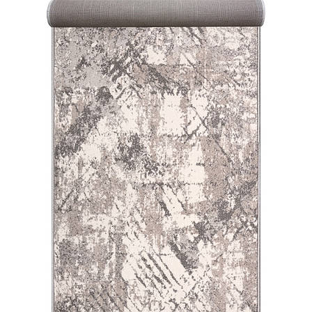 Килимова доріжка сучасна сіра абстракція середній ворс Anny 33022/191, фото 2