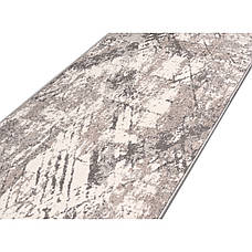 Килимова доріжка сучасна сіра абстракція середній ворс Anny 33022/191, фото 3