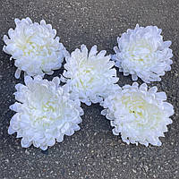 Головка хризантемы 12 см белая