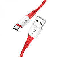 Кабель USB Hoco X70 Ferry Type-C 3A Цвет Красный от магазина Buy All