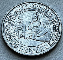 Монета Тонга 50 сеніті 2015 р.