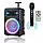 Акумуляторна Колонка NDR-Q08, LED-світлозубка. USB/FM/Bluetooth/TWS/Еквалайзер. бездротовий мікрофон 10W, фото 6