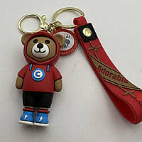 Брелок Мишка трендовый брелок для ключей в виде медведя на ключи , сумку , рюкзак