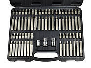 Набір шестигранних ключів 75ел. TORX SPLINE RIBE Geko 10036, фото 3